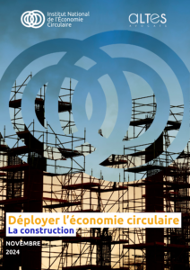 couverture publication "Déployer l'économie circulaire : la construction"